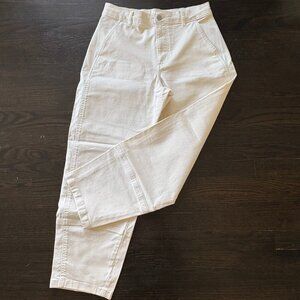 Everlane The Utility Barrel Pant in Bone size 8 Long